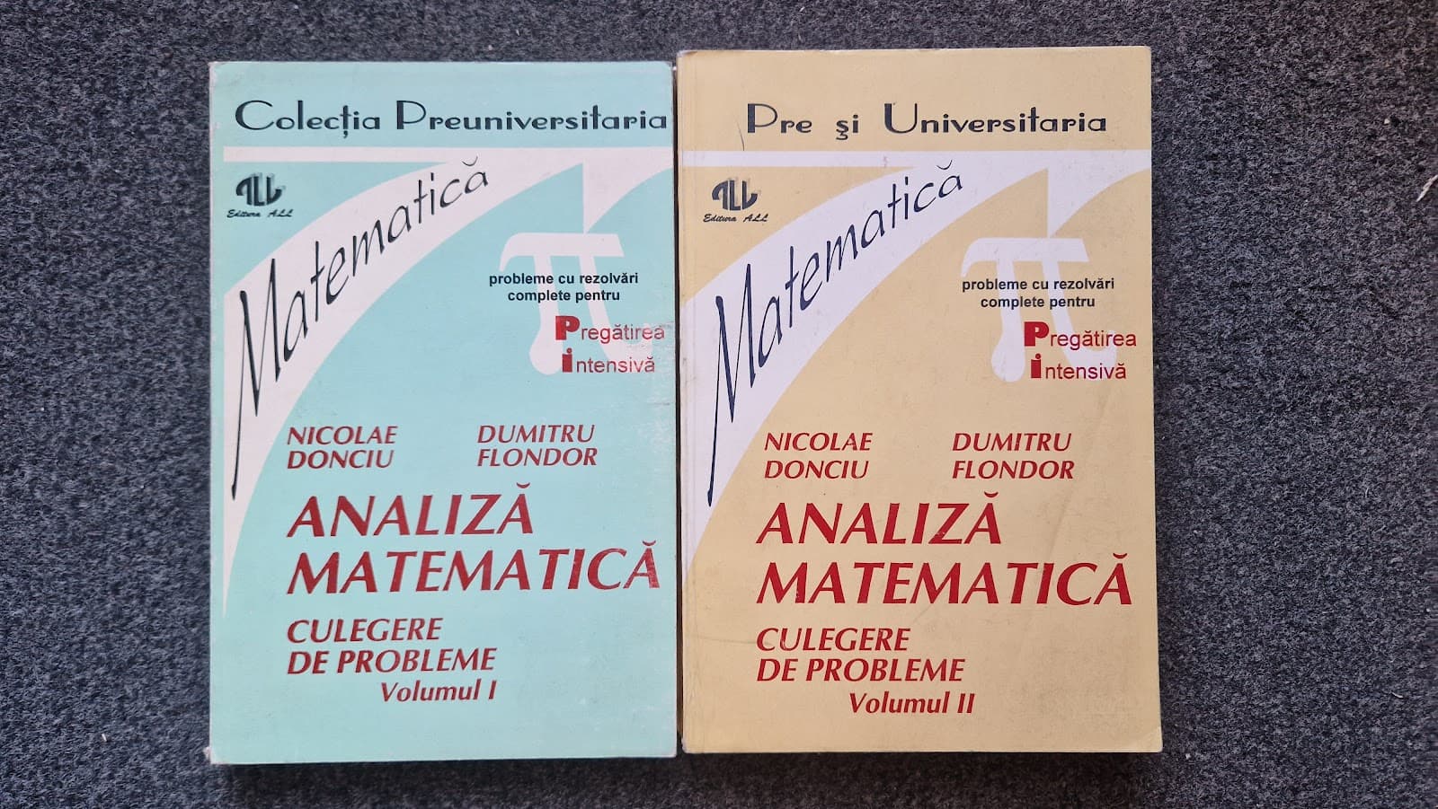ANALIZA MATEMATICA. Culegere probleme (2 volume 1993-1994)
