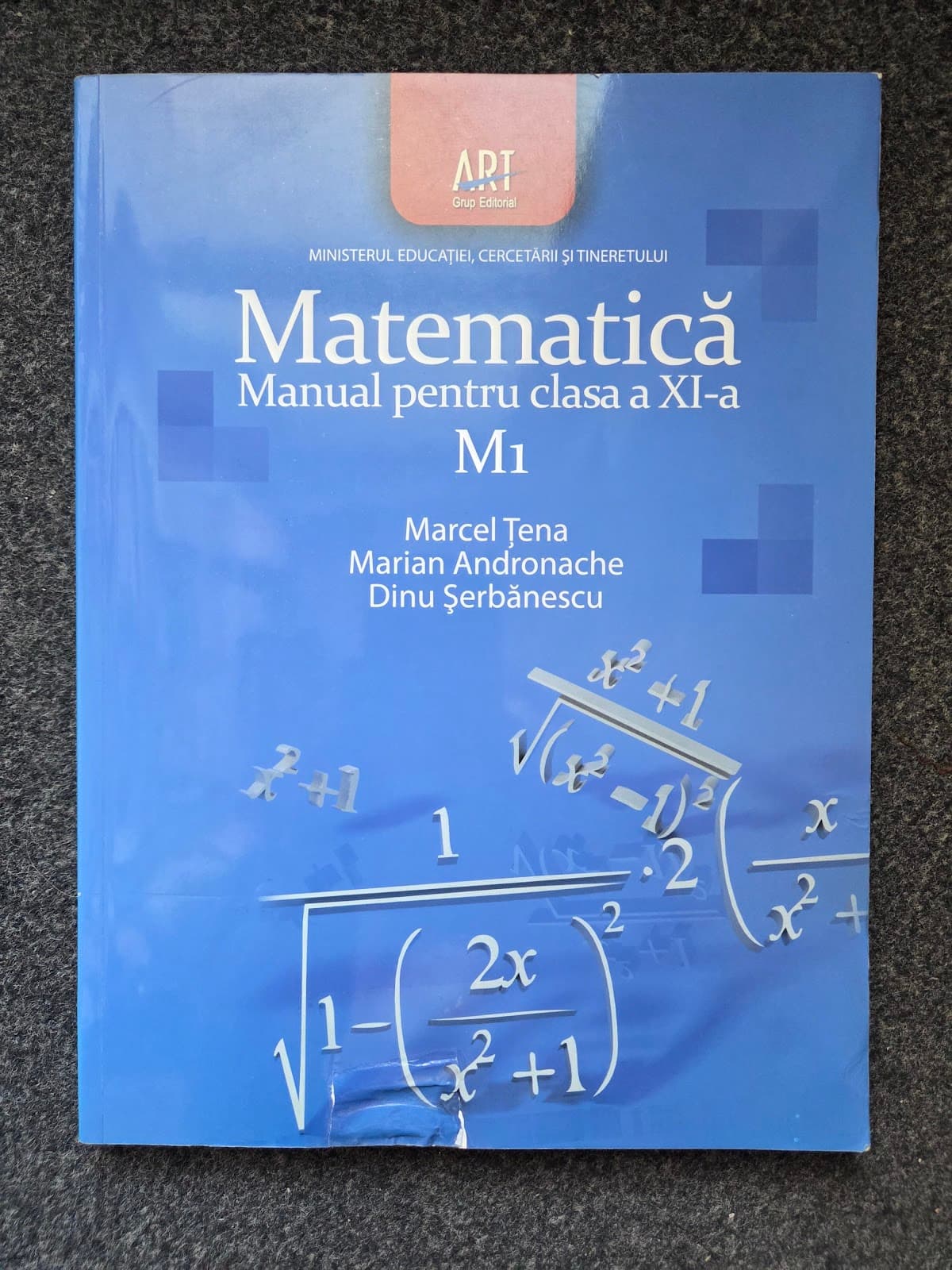 MATEMATICA M1 MANUAL PENTRU CLASA A XI-A