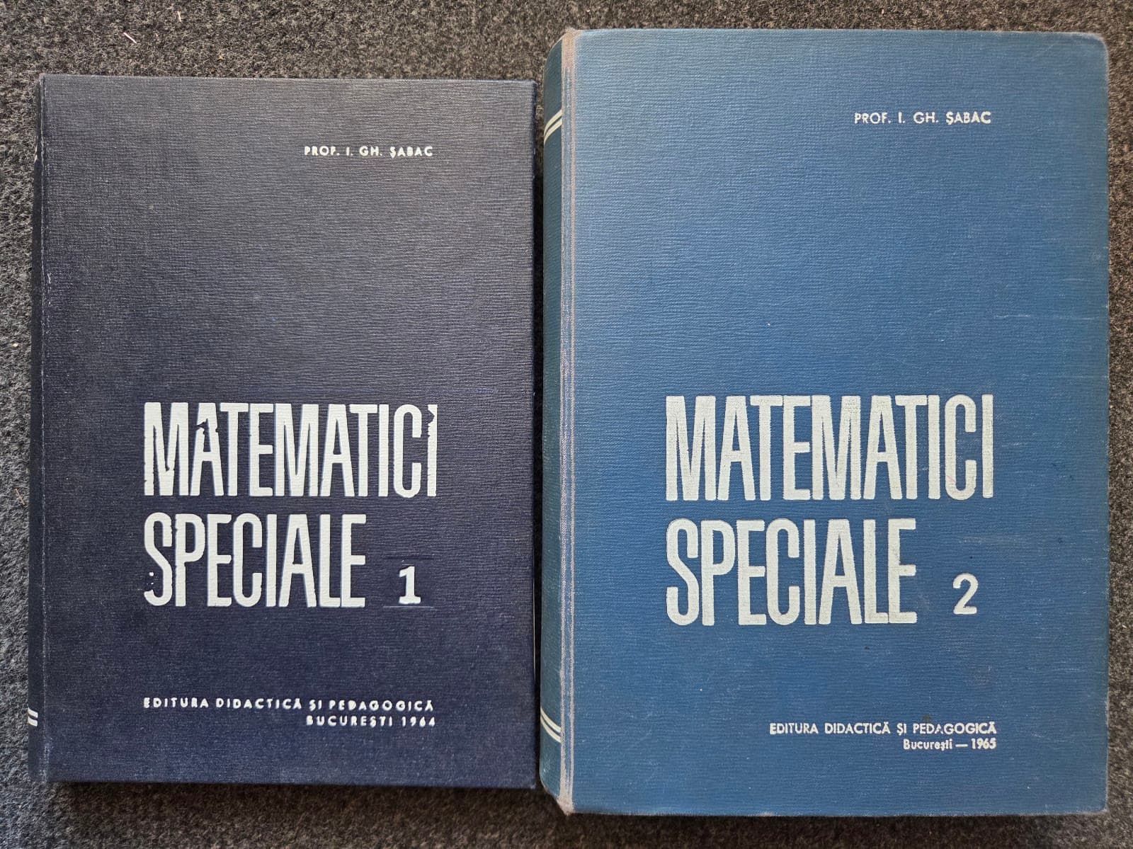 MATEMATICI SPECIALE (2 volume)