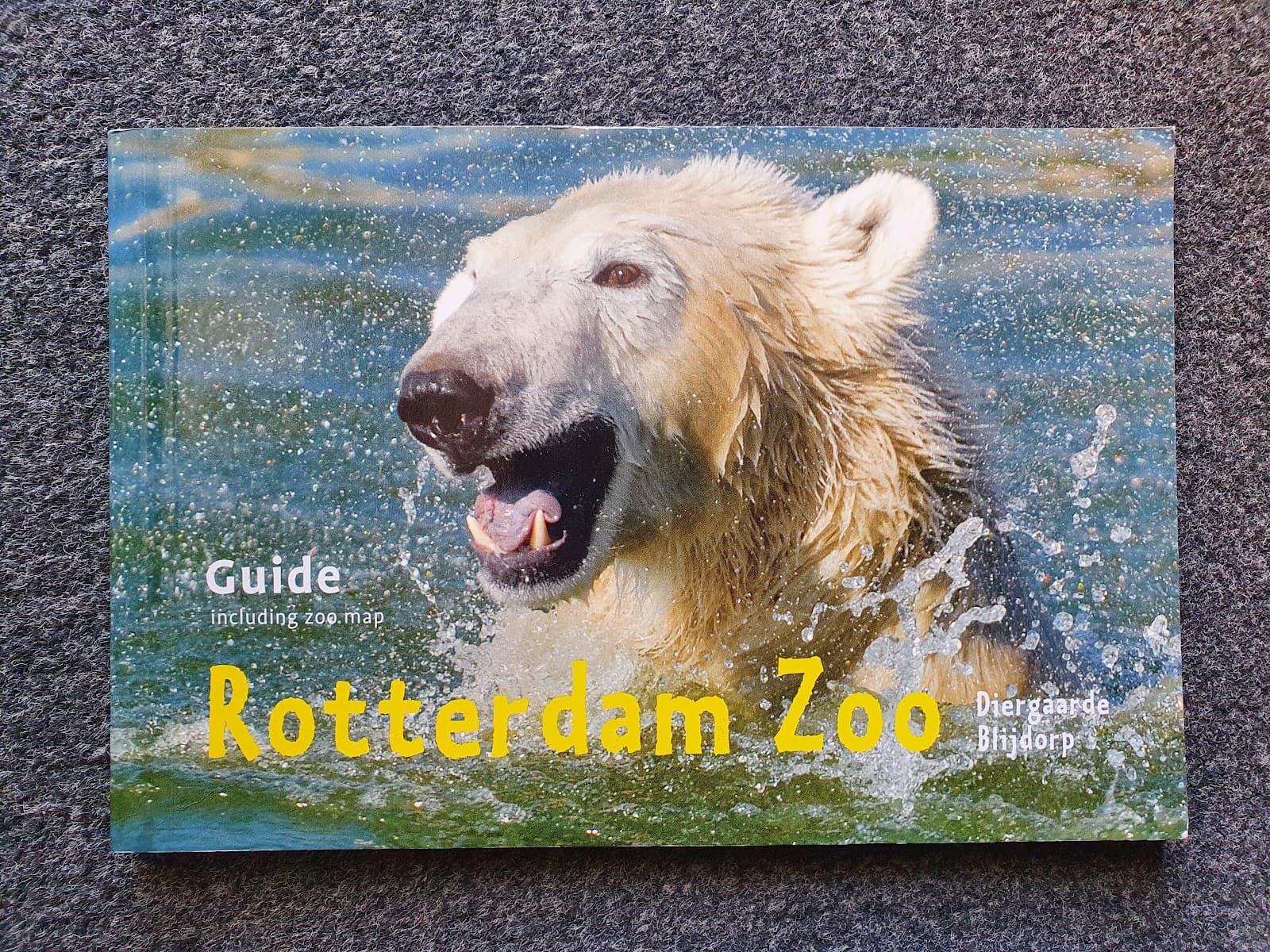 GUIDE INCLUDING ZOO MAP ROTTERDAM ZOO (in limba engleza)