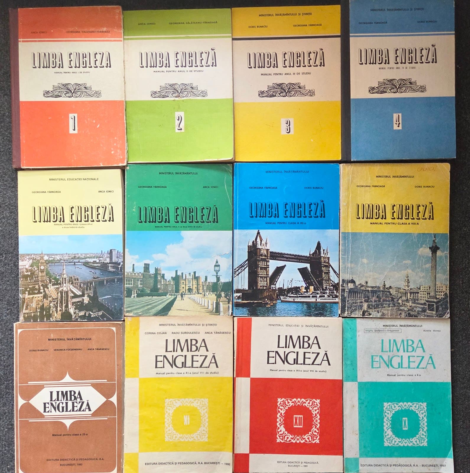 LIMBA ENGLEZA. Manual clasele I-XII (12 volume