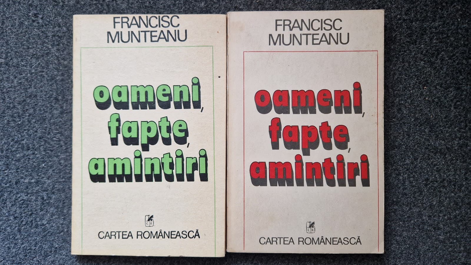 OAMENI, FAPTE, AMINTIRI (2 volume)