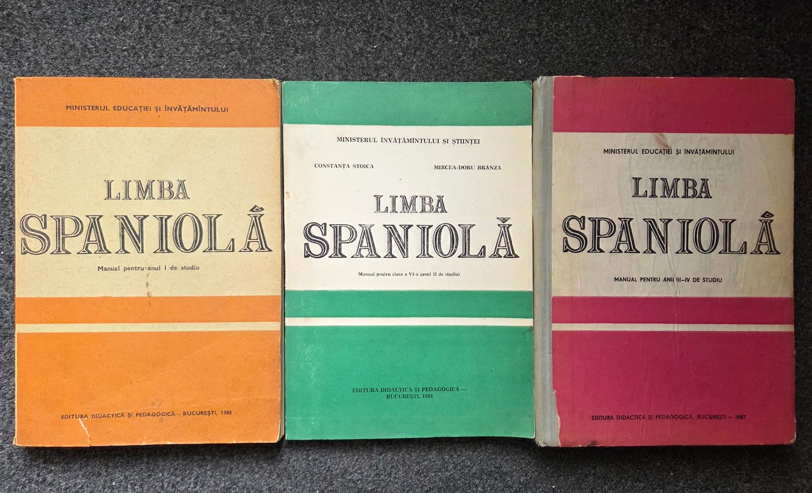 LIMBA SPANIOLA. Manual pentru anul I, II, III-IV studiu (3 volume)