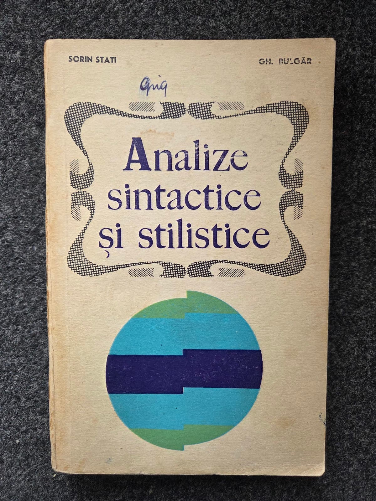 ANALIZE SINTACTICE SI STILISTICE