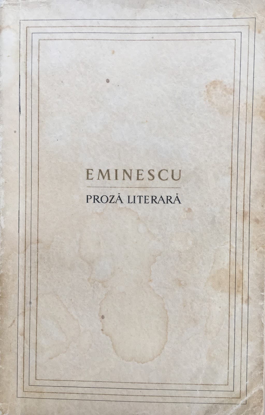 PROZA LITERARA