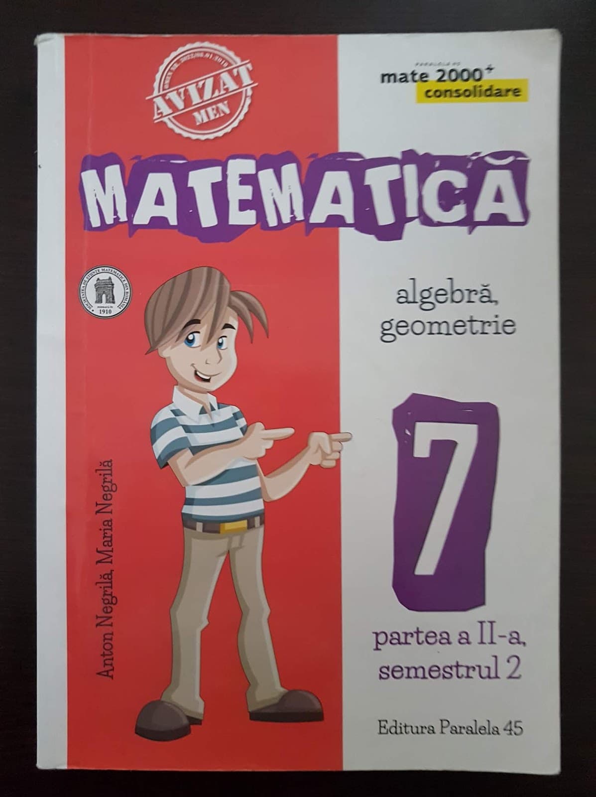 MATEMATICA ALGEBRA GEOMETRIE CLASA VII-A CONSOLIDARE (partea II)