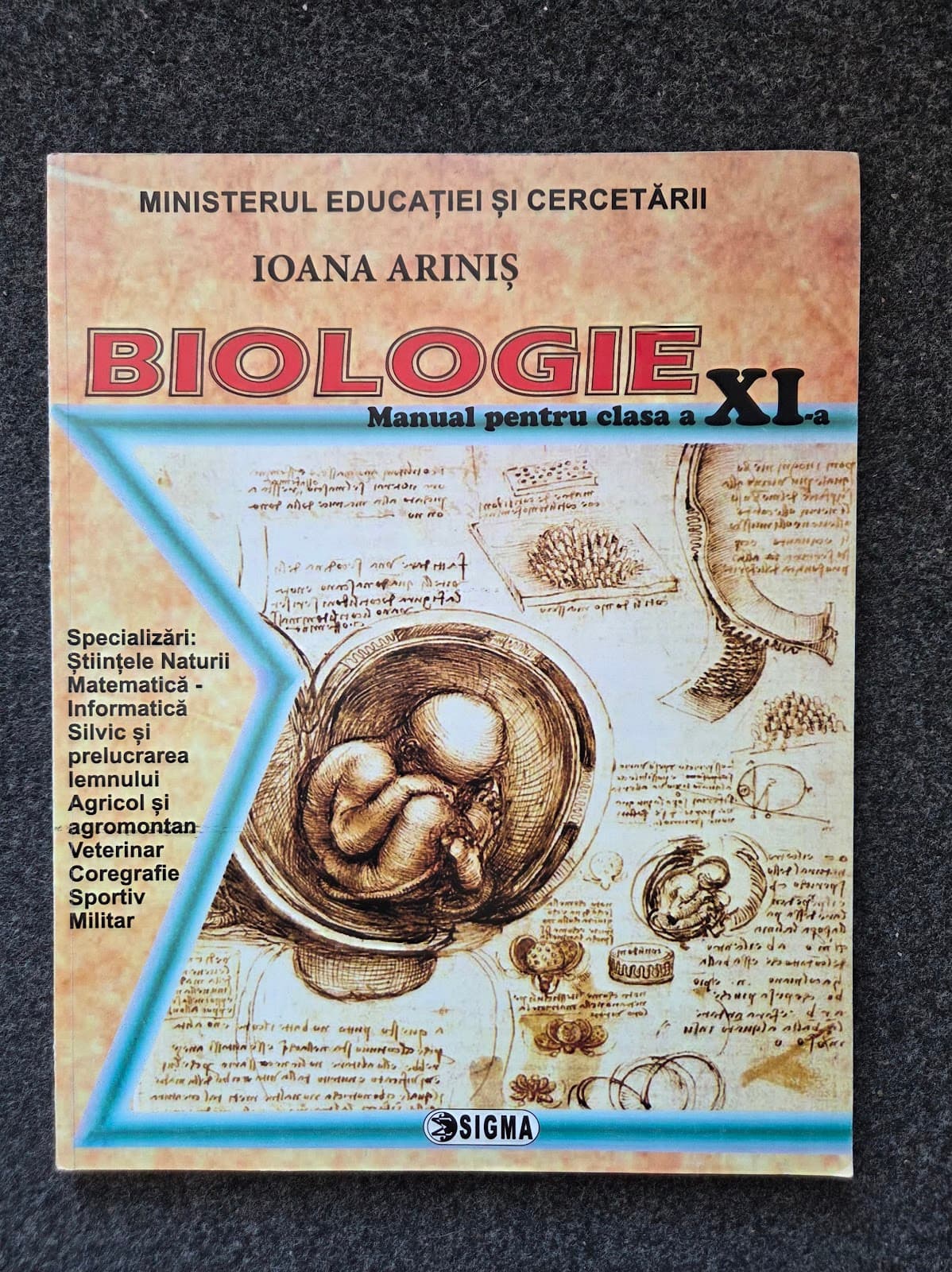 BIOLOGIE MANUAL PENTRU CLASA A XI-A 2022