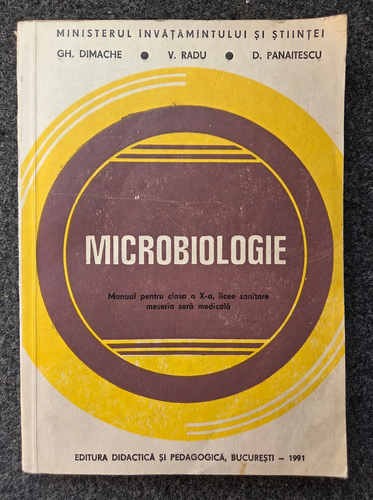 MICROBIOLOGIE. Manual pentru clasa a X-a